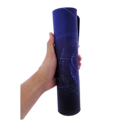 Mouse Pad Alfombrilla Grande 80x30cm Oficina, Casa O Gamer Star Negro 78
