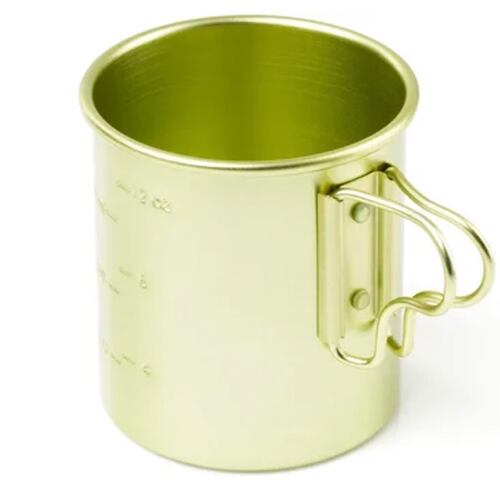 Bugaboo Taza De Aluminio Verde Ideal Para Acampar (Taza de camping)