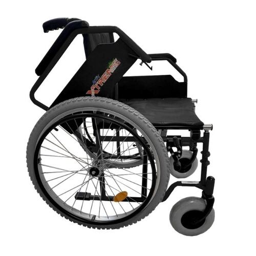 Silla De Ruedas Todo Terreno Xtreme Elevapiernas 18 pulgadas ReActiv Lodo.