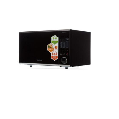 Horno Microondas, 1.1 Pies, Negro Cristal, DAEWOO KOR-1N4HBMDT