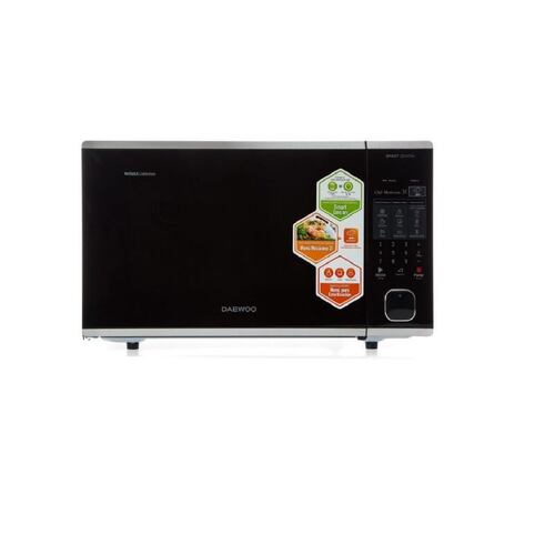 Horno Microondas, 1.1 Pies, Negro Cristal, DAEWOO KOR-1N4HBMDT
