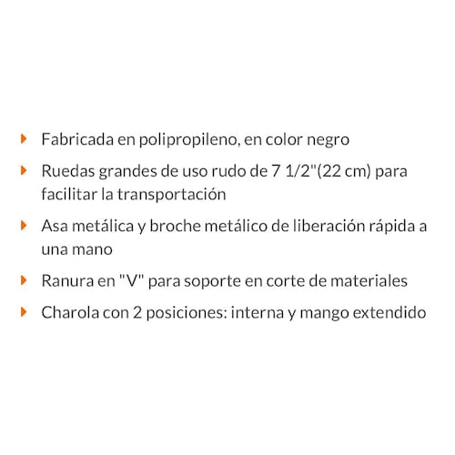 Caja Herramienta, Plástica,Organizadora  23" , Con Ruedas 10902