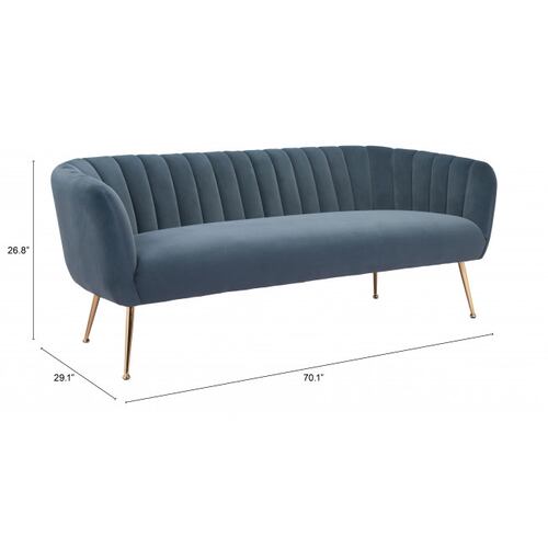 Sofa Deco Gris - Kessa.