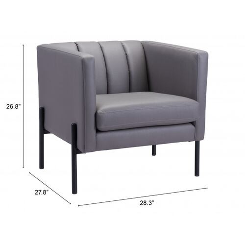 Sillon Jess Gris - Kessa.