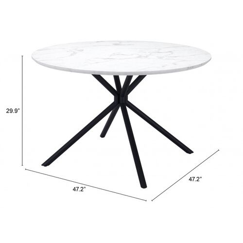 Mesa de Comedor Amiens Blanco - Kessa.