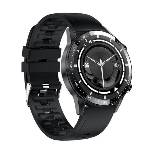 Sync Ray Watch SW24 Negro Bluetooth 5.0 Reloj Inteligente Multideportivo Atletismo Caminata Ciclismo Seguimiento a Ritmo Cardiaco Flujo Sanguineo Oxigenacion Notificaciones Push FB IG  Resistencia a salpicaduras IP67 .