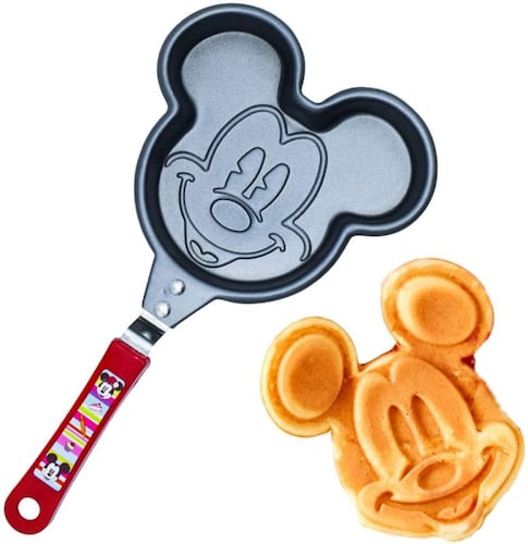Mickey Mouse Sarten Para Hotcakes Molde Disney Antiadherente Mickey