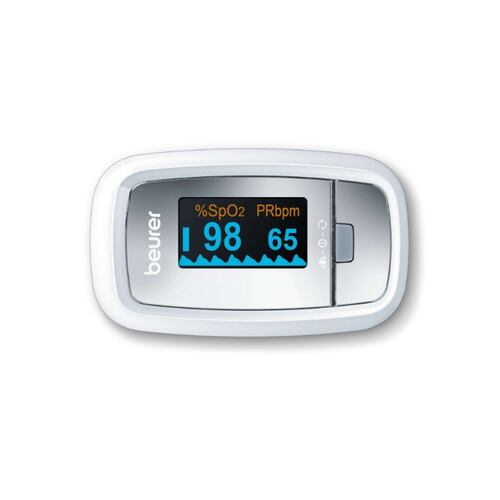 Oxímetro PO30 Beurer Pantalla Color Sp02 Frecuencia Cardiaca.