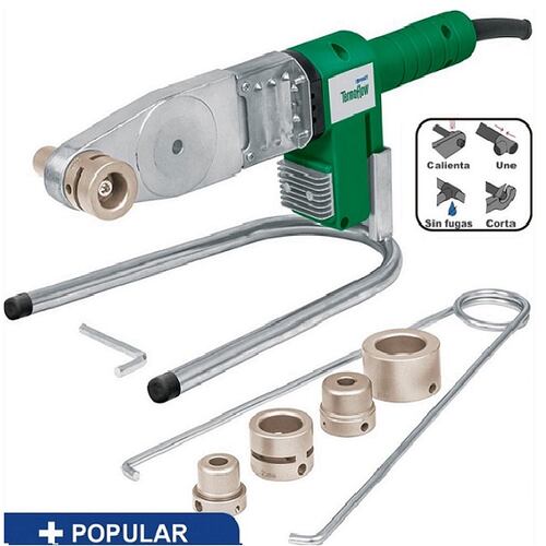 TERMOFUSORA PPR TUBO PLUS TUBERIA  CON DADOS DE 600 W 