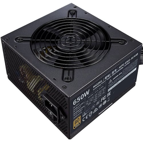Fuente De Poder Cooler Master MWE 650 Bronze V2 650W 80 Plus MPE-6501-ACAAB-US.