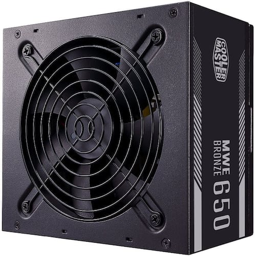 Fuente De Poder Cooler Master MWE 650 Bronze V2 650W 80 Plus MPE-6501-ACAAB-US.