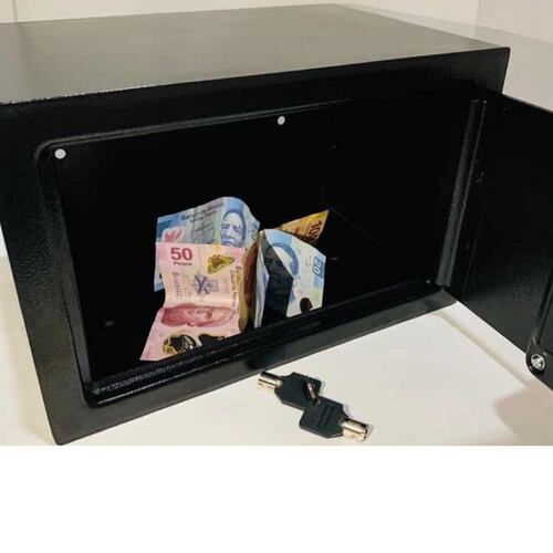 CAJA FUERTE  DE SEGURIDAD PARA GUARDAR DINERO NEGOCIO COMERCIO HERMEX