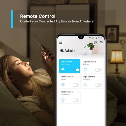 Mini Enchufe Inteligente Tp-Link Tapo P100 Wi-Fi Smart Plug.