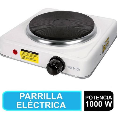 PARRILLA ELECTRICA DE DISCO PORTATIL 1 QUEMADOR ESTUFILLA  VOLTECK