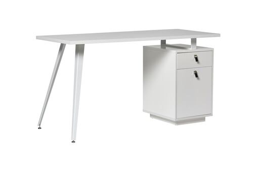 Escritorio Kent Blanco y Roble - Kessa.
