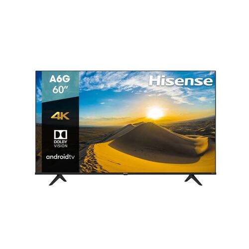 Pantalla Hisense LED Smart TV  60 pulgadas 4K, Modelo 60A6G