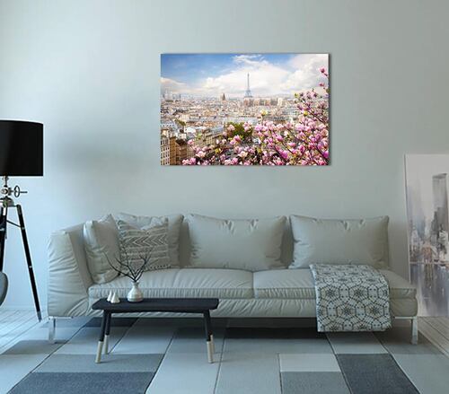 Cuadro Decorativo Canvas Hermosa Vista de Paris.