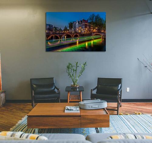 Cuadro Decorativo Canvas de Amsterdam, Países Bajos