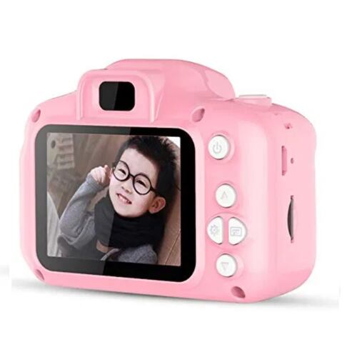 Camara Digital Niños Uso Rudo Full Hd Fotos Video 1080P ROSA 