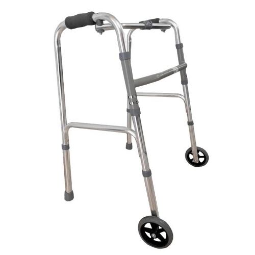 Andadera Ortopedica De Adulto Aluminio Con Ruedas De Lujo 2 En 1 Super Confort.