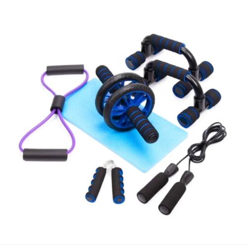 Kit Ejercicio En Casa 7 Pzs Set Fitness Pecho Abdomen