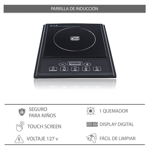 Parrilla de inducción magnética de 1 quemador SUPRA NUMBER ONE