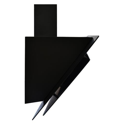 Campana extractora de cocina de 90cm SUPRA MURANO con cristal templado en color negro
