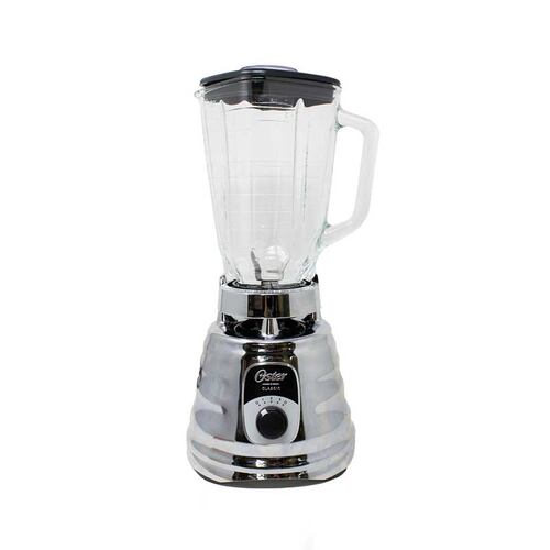 Licuadora 3 Velocidades Vaso Vidrio Clásica Cromo Oster Blst4655.