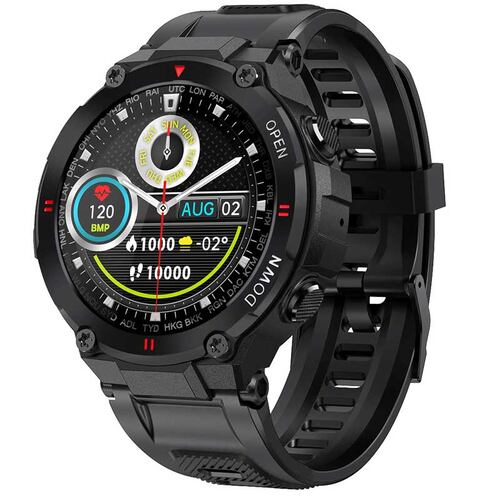 Smart watch Reloj Inteligente K22 Monitores de Ejercicio Full Touch FRALUGIO.