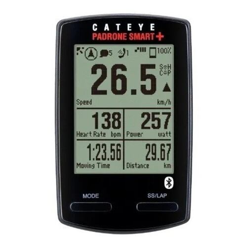 Velocímetro Cateye Padrone Smart+ 12 Funciones Bicicleta.