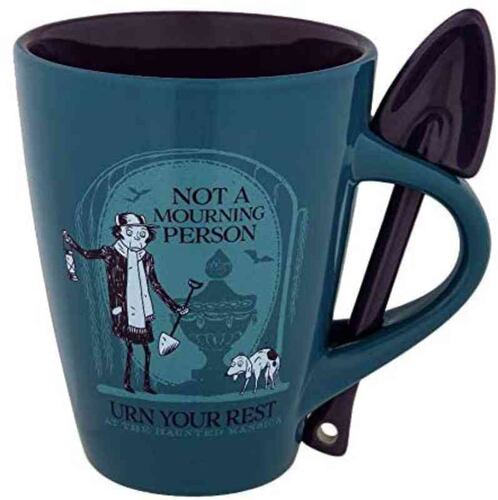 Taza Mansion Embrujada Disney The Haunted Mansion Gravedigger Juego de taza y cuchara  Disney Parks