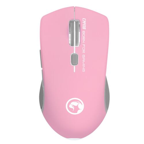 Kit Gamer Marvo Cm418 Teclado Mouse Diadema Mousepad Gamer Rosa.