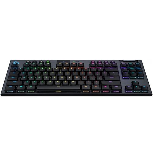 Teclado Logitech G915 TKL LIGHTSPEED Mecanico RGB Inalambrico Gaming USB Y Bluetooth Negro 920-009495.