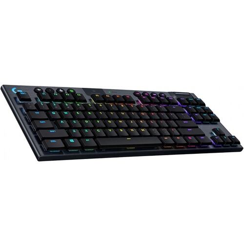 Teclado Logitech G915 TKL LIGHTSPEED Mecanico RGB Inalambrico Gaming USB Y Bluetooth Negro 920-009495.