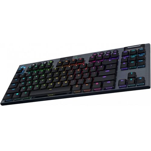 Teclado Logitech G915 TKL LIGHTSPEED Mecanico RGB Inalambrico Gaming USB Y Bluetooth Negro 920-009495.