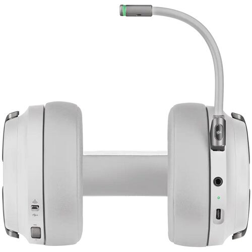 Diadema Corsair VIRTUOSO RGB WIRELESS Blanca Surround 7.1 USB Y 3.5mm CA-9011186-NA.