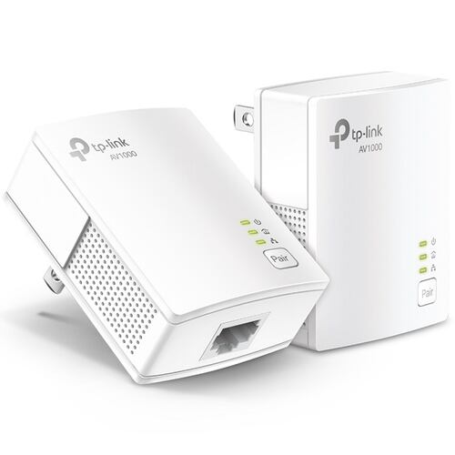 Kit Repetidor Powerline AV1000 Gigabit Ethernet Tp-Link TL-PA7017 KIT.