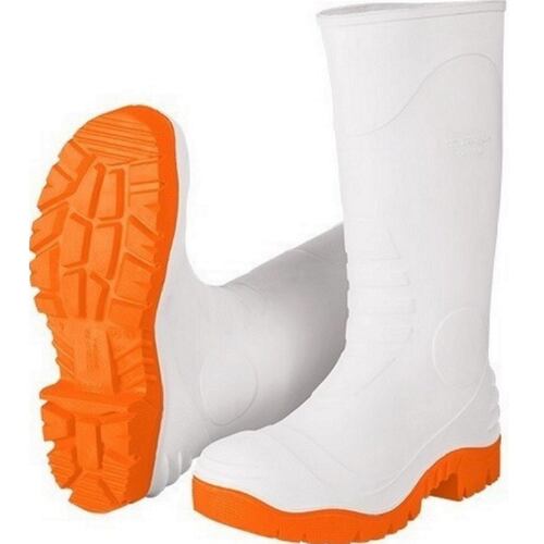 BOTAS IMPERMEABLES INDUSTRIALES DE PVC BLANCAS  PARA AGUA LIMPIEZA-CARNICERIA-JARDINERIA -POLLERIA TRUPER