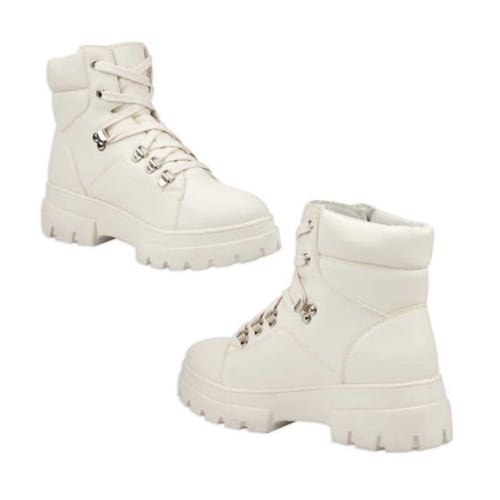 BOTA MILITAR PARA MUJER COLOR BLANCO HPC POLO 5332 1010803