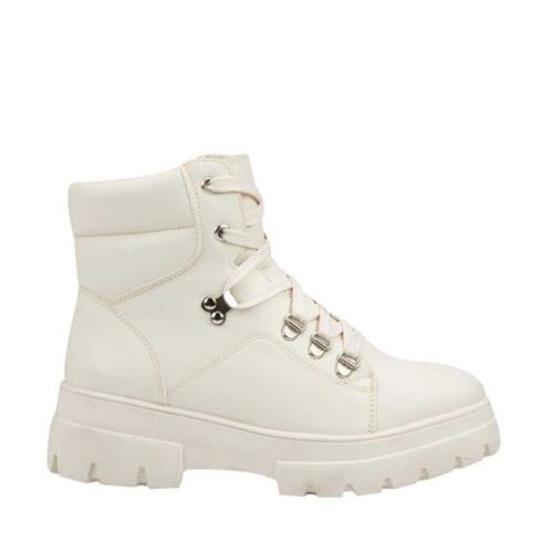 BOTA MILITAR PARA MUJER COLOR BLANCO HPC POLO 5332 1010803