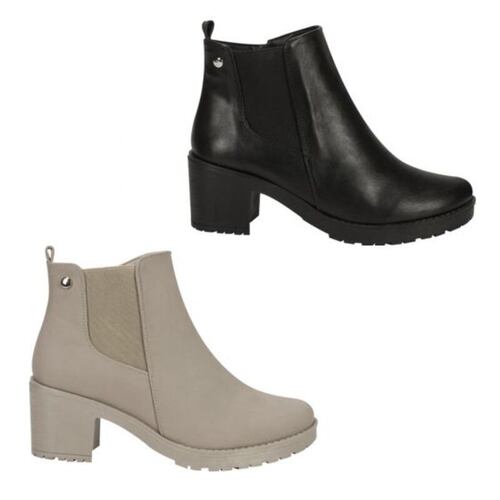 KIT DE BOTA CASUAL PARA MUJER  NEGRO/HUESO VI LINE 0208