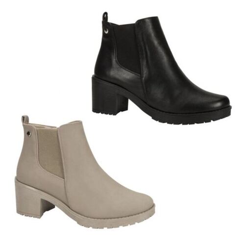 KIT DE BOTA CASUAL PARA MUJER  NEGRO/HUESO VI LINE 0208