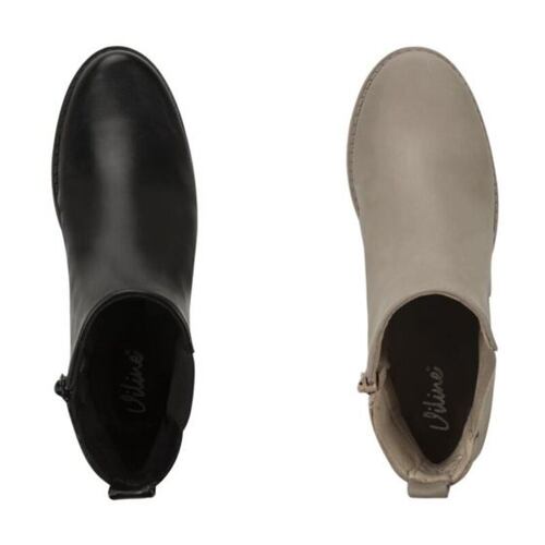 KIT DE BOTA CASUAL PARA MUJER  NEGRO/HUESO VI LINE 0208