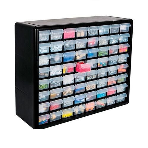 Organizador De 64 Gavetas Truper 10895