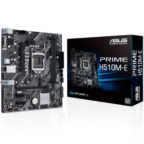 Tarjeta Madre ASUS PRIME H510M-E 2xDDR4 PCI-E USB3 Socket 1200