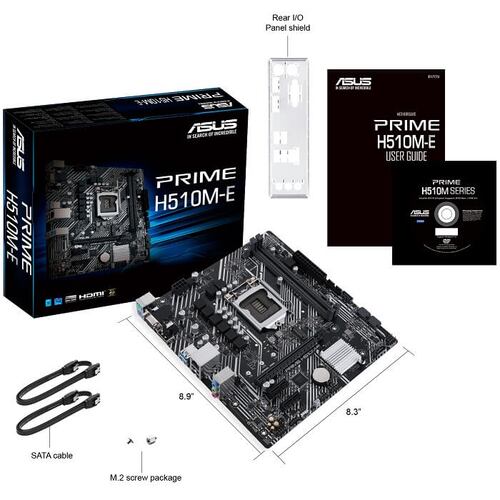 Tarjeta Madre ASUS PRIME H510M-E 2xDDR4 PCI-E USB3 Socket 1200