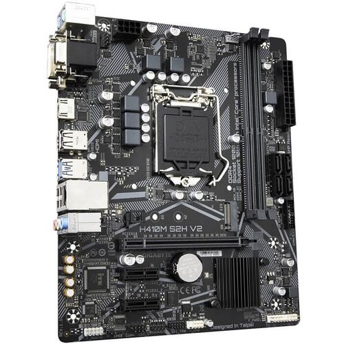 Tarjeta Madre GIGABYTE H410M S2H V2 2xDDR4 PCI-E USB3 Socket 1200
