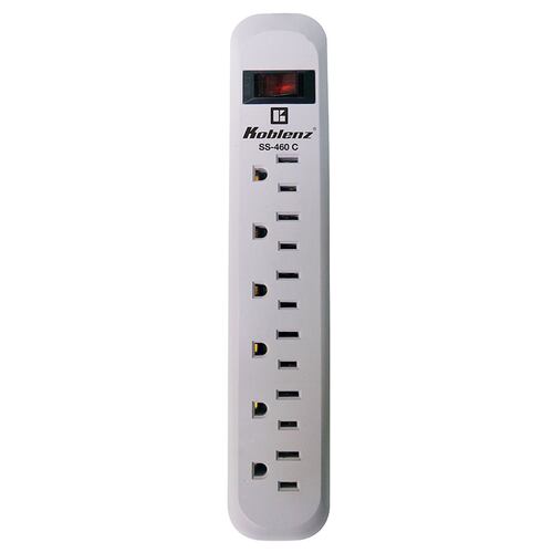 Multicontacto Koblenz SS-460 C 6 Contactos Supresor 420joule