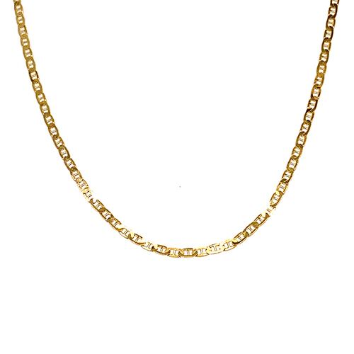 Cadena Amelie Joyas en Oro Amarillo de 10K tejido tipo Marino 2 mm