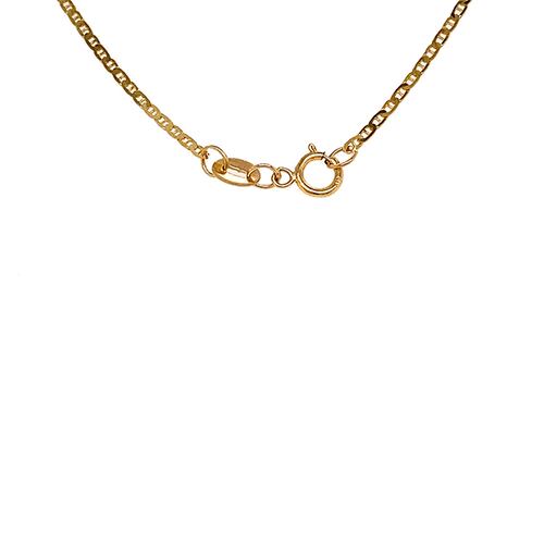 Cadena Amelie Joyas en Oro Amarillo de 10K tejido tipo Marino 2 mm